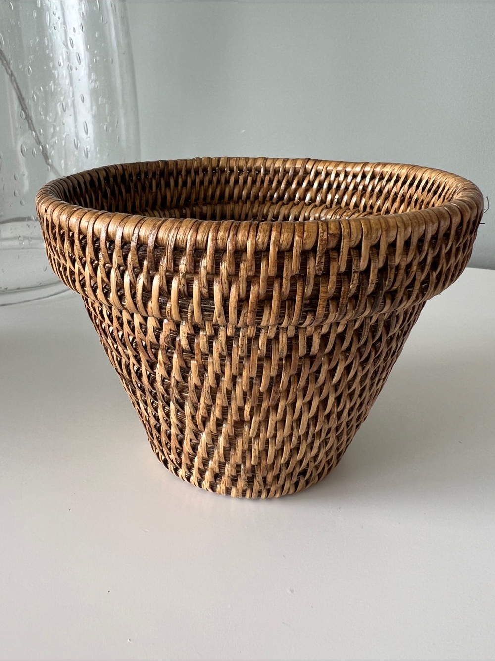 Vintage Ratan Basket Pot - Set of 3 - Picture 6 of 10